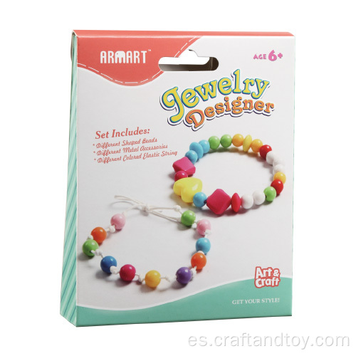 Kit de fabricación de joyas de bricolaje para niñas para niños pequeños